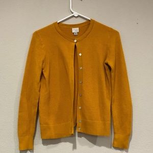 Mustard Cardigan Sweater